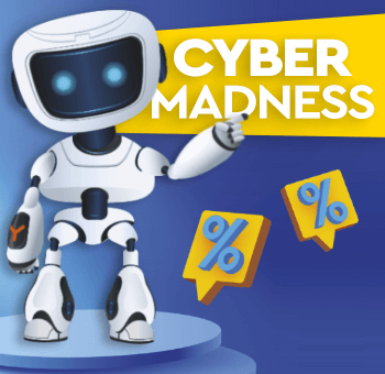 Cyber Madness: Krankzinnige aanbiedingen, waanzinnige acties en gratis producten!